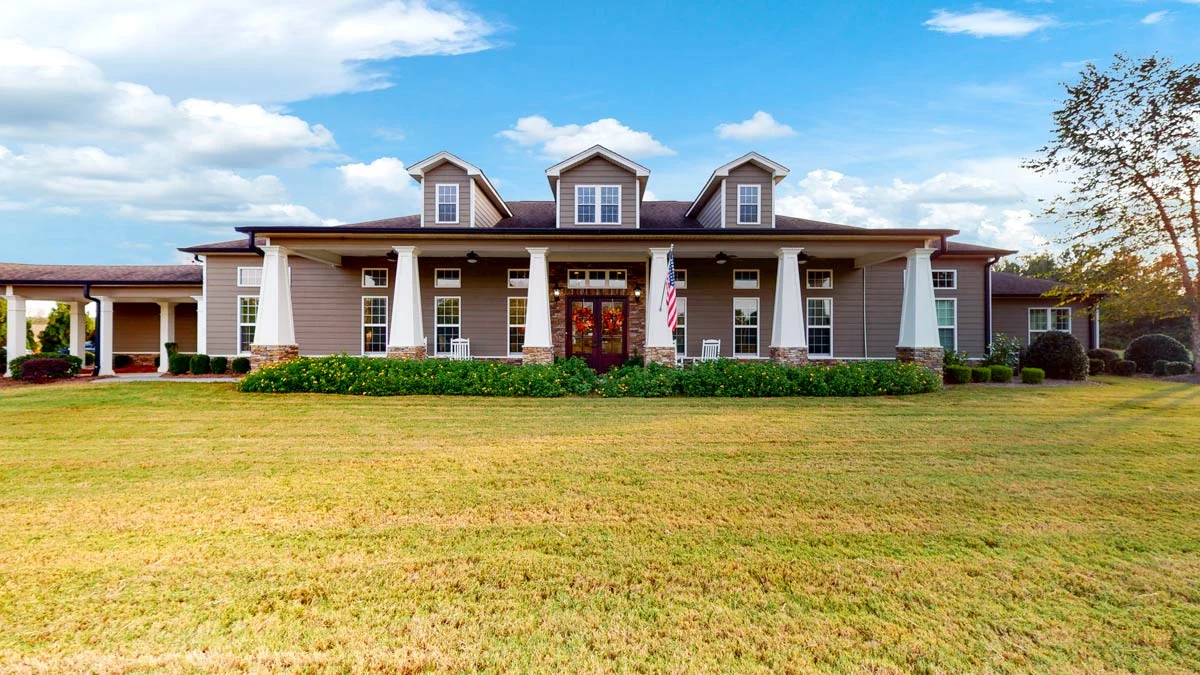 Front entrance of Orchard Ridge