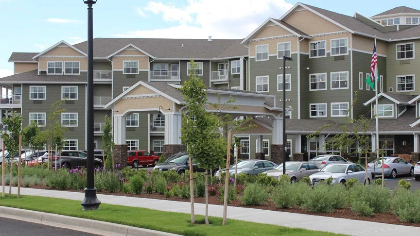 Springwood Landing Gracious Retirement Living Hawthorn Senior independent Living in Vancouver, Washington front exterior