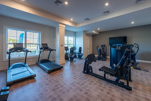 Acclaim at The Hill, senior living community offering active adult and independent living in Fredericksburg, VA, fitness room