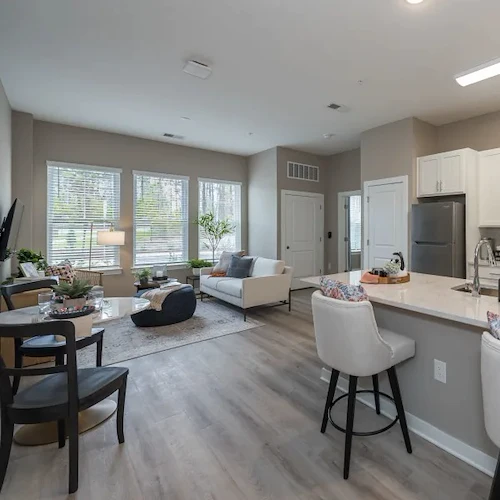 Acclaim at Cary Pointe, senior living community offering active adult and independent living in Cary, NC, beautiful apartment