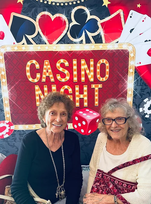 Hidden Lakes Senior Living Community Vero Beach, FL, fun event for residents - Casino Night