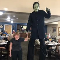 Pioneer Valley Lodge Gracious Retirement Living Hawthorn Senior Independent Living in North Logan, Utah residentsPioneer Valley Lodge Gracious Retirement Living Hawthorn Senior Independent Living in North Logan, Utah resident on Halloween